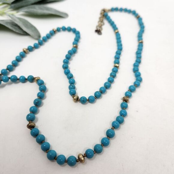 LUCKY BRAND Long Blue Beaded Tassel - Picture 5 of 6